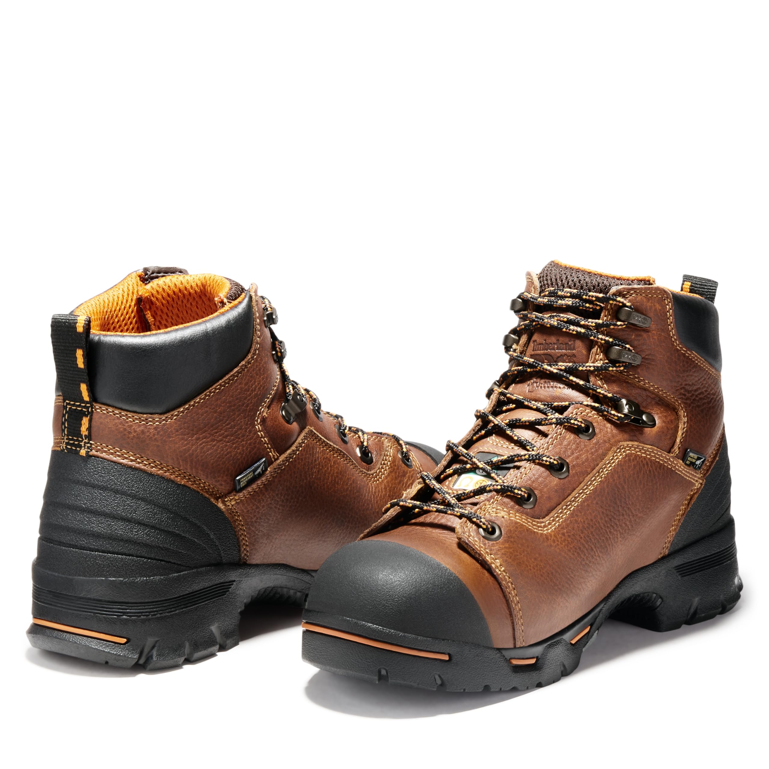 Timberland PRO Men's Endurance 6 Inch Steel Safety Toe Puncture Resistant Waterproof Industrial Work Boot