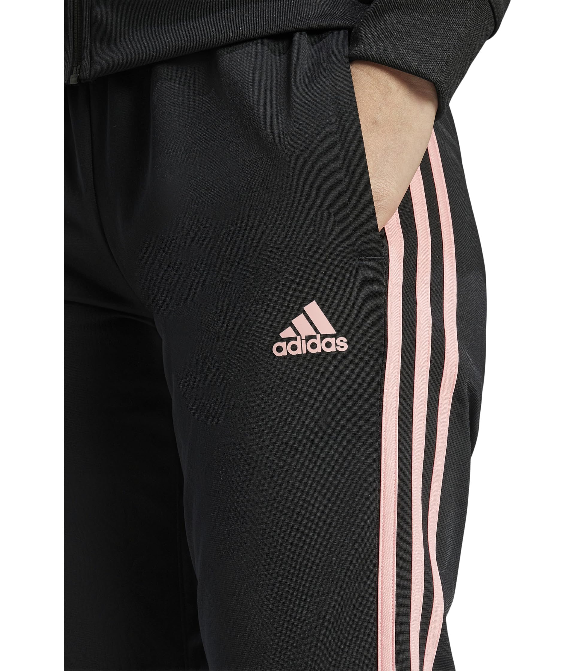 Adidas Womens Essentials Fleece Tapered Cuff Pants