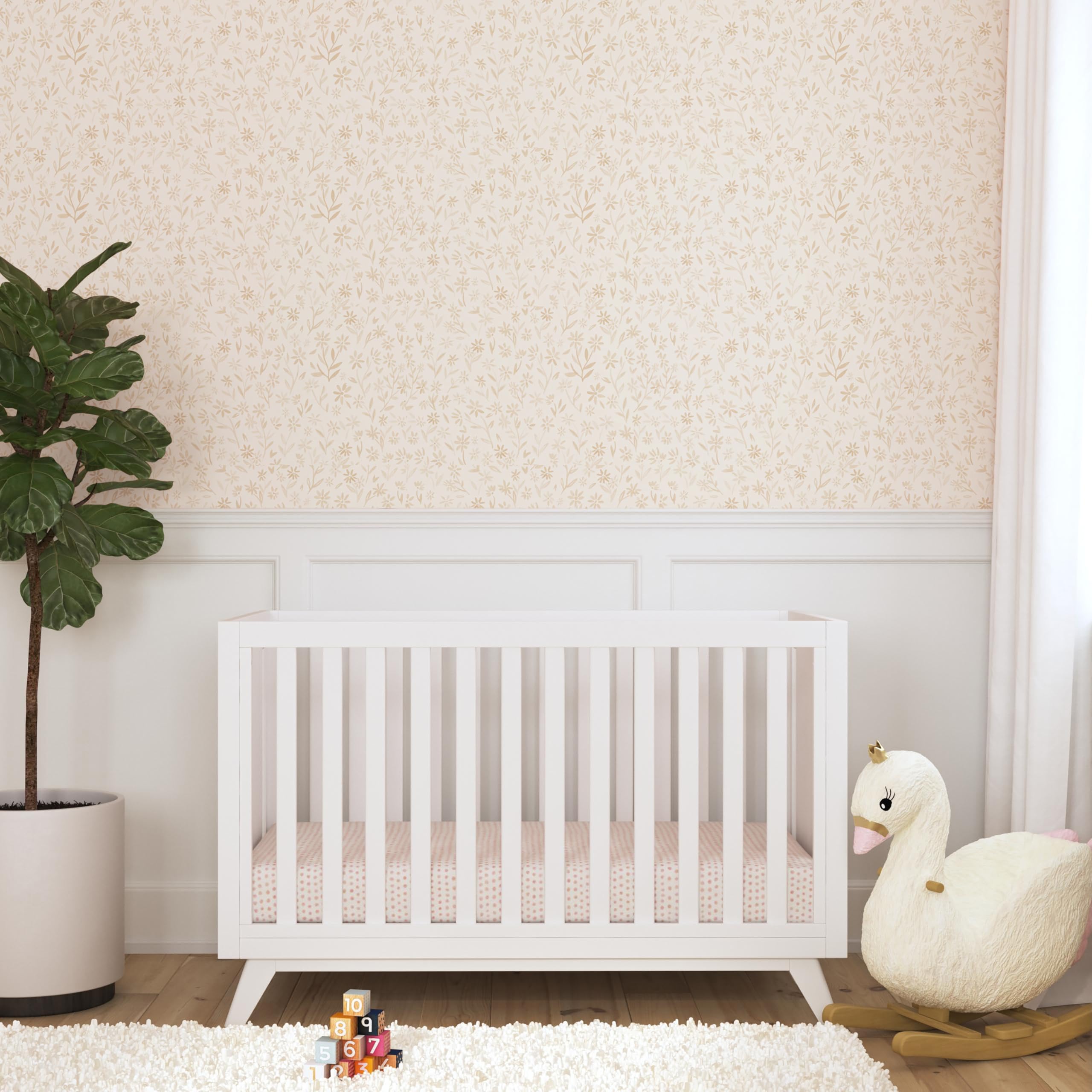Davinci Otto 3-in-1 Convertible Crib in Walnut, Greenguard Gold Certified