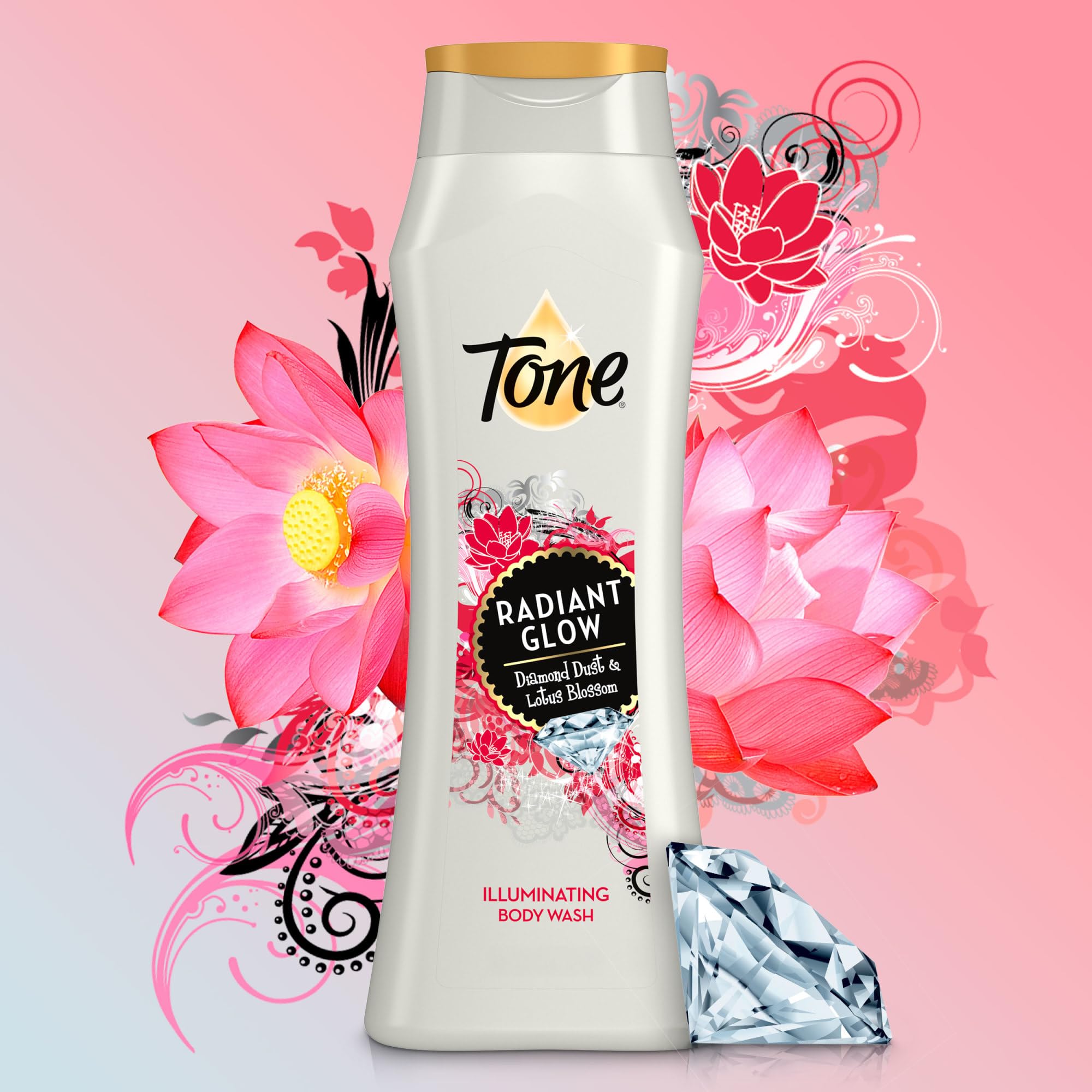 Tone Body Wash, Island Vibes, 16 fl oz (Pack of 6) | Tone Body Wash, Island Vibes Tropical Scent, 16 fl oz, Pack of 6