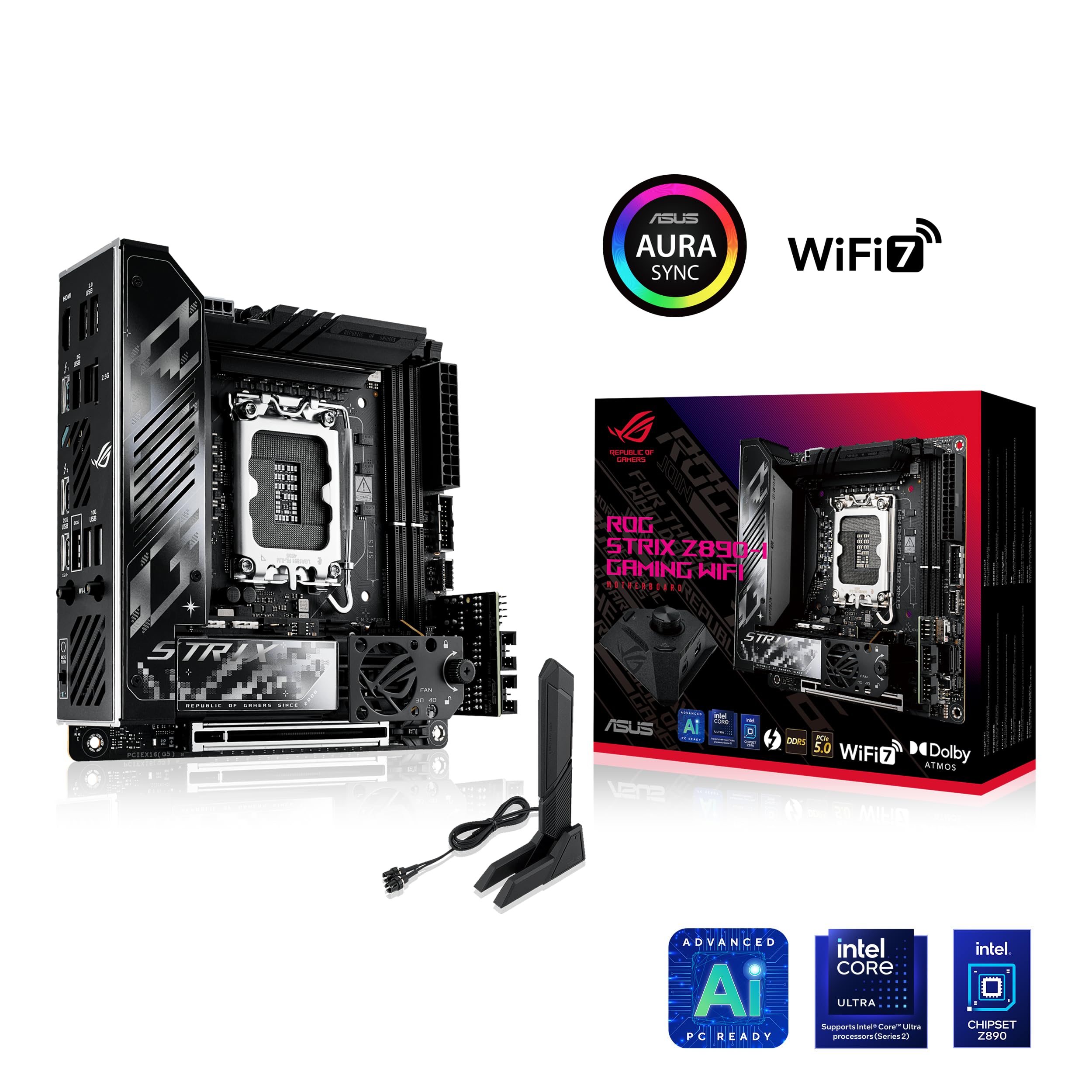 ASUS ROG Strix Z790-E Gaming WiFi 6E LGA 1700(Intel 14th,13th&12th Gen) ATX gaming motherboard(PCIe 5.0, DDR5,18+1 power stages,2.5 Gb LAN,Thunderbolt 4,5xM.2, 1xPCIe 5.0 M.2,Front panel USB 3.2 port)