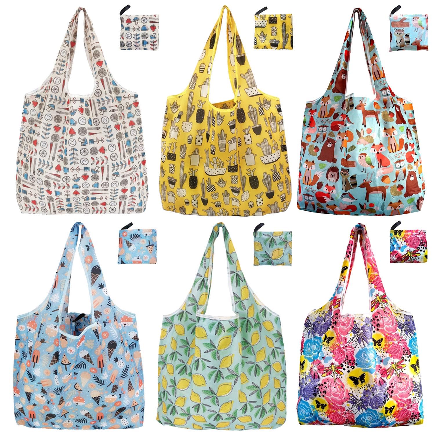 Bolsas de compras reutilizables para comestibles, paquete de 4 de 50 libras bolsas plegables grandes y lavables para mercado, compactas para un fácil almacenamiento, bolsas de tela ligeras y