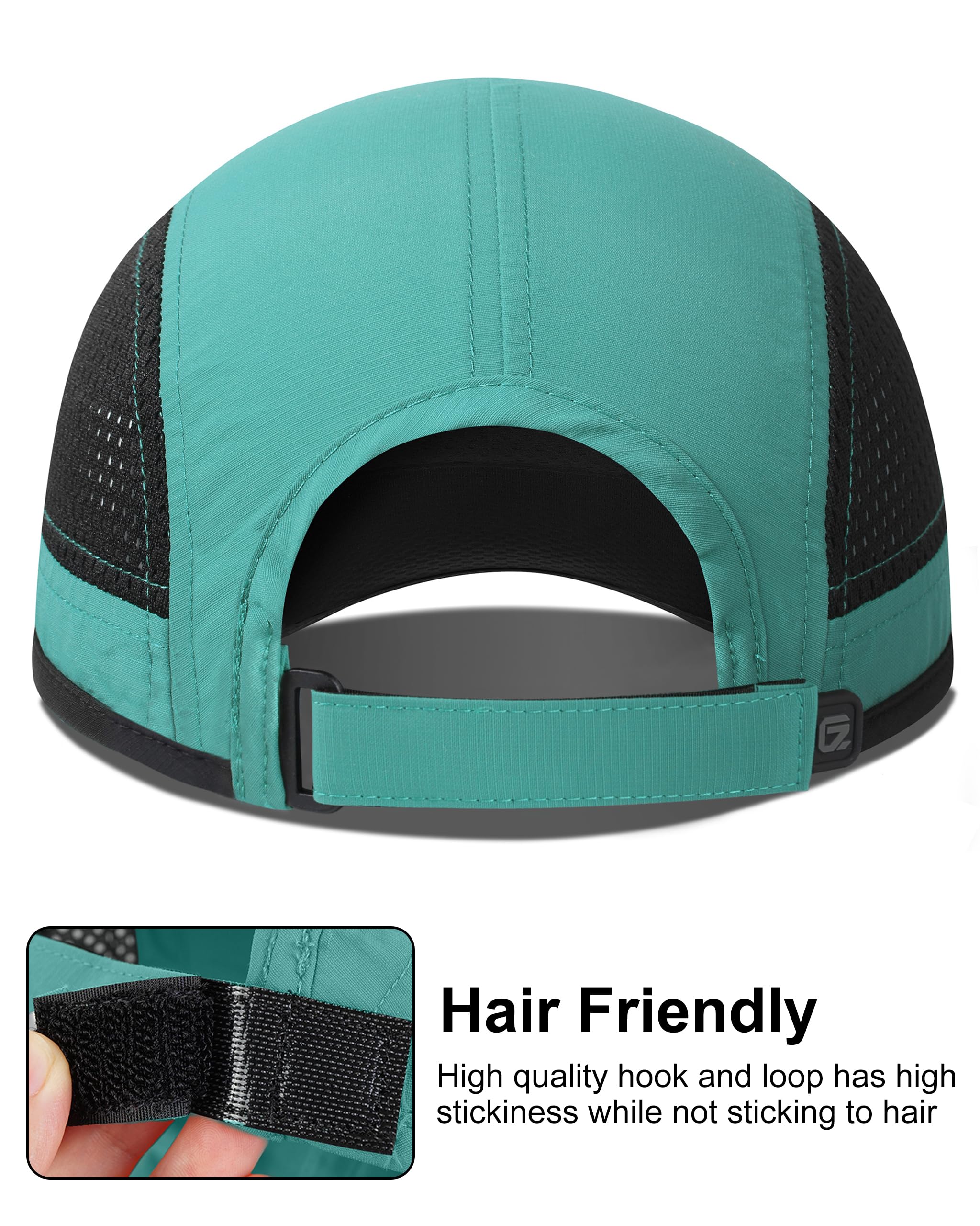 GADIEMKENSD Mens Folding Outdoor Hat Long Brim UPF 50+ Sun Protection