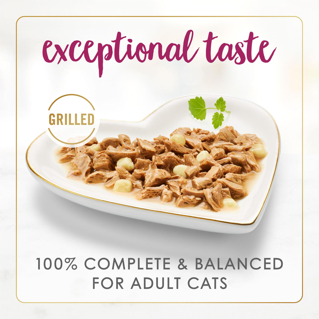 Purina Fancy Feast Delights With Cheddar Grilled Chicken and Cheddar Cheese Feast in Wet Cat Food Gravy Cat Food - (Pack of 24) 3 oz. Cans