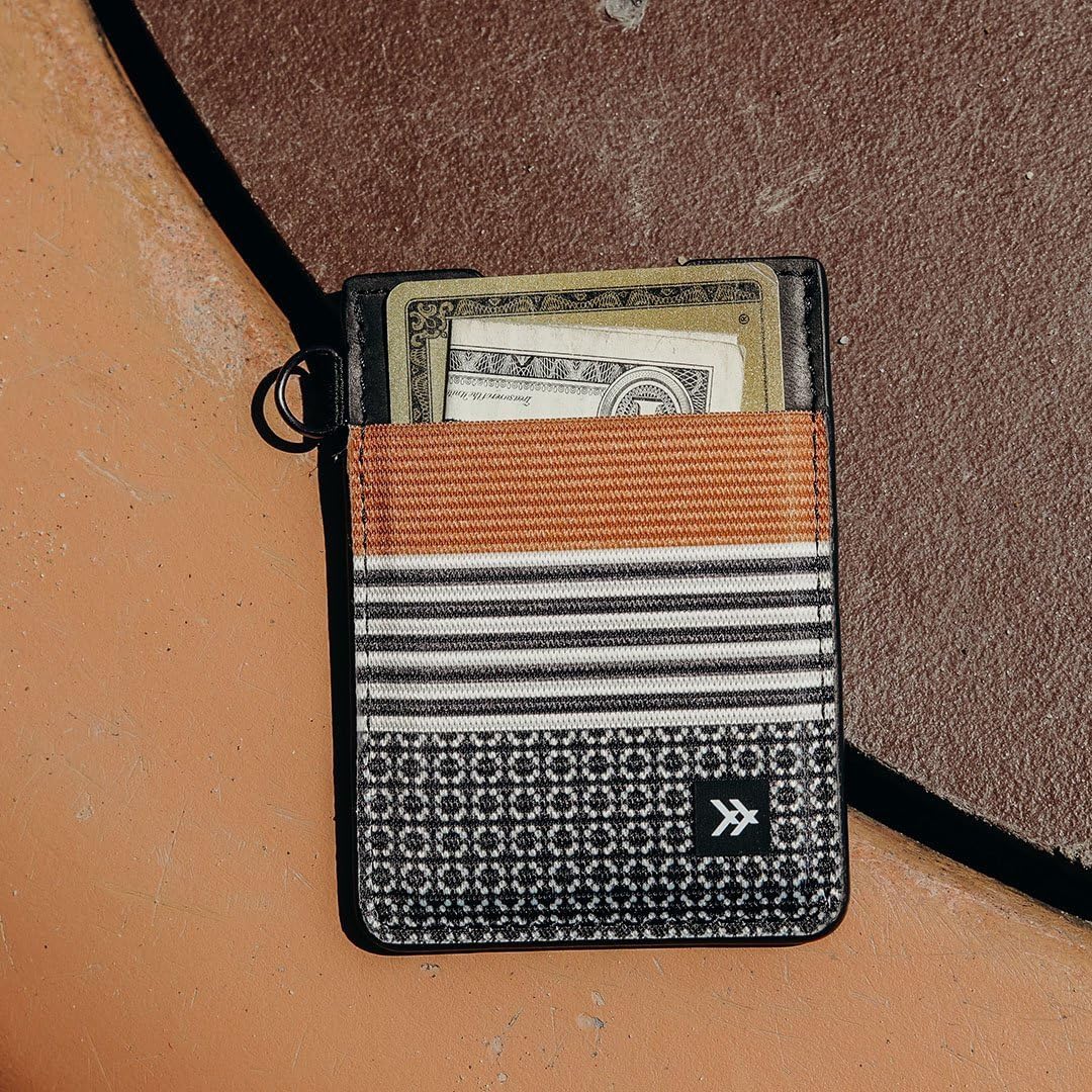 Thread Wallets Ultra Slim Minimalist Leather Card Holder Wallet (Benny)