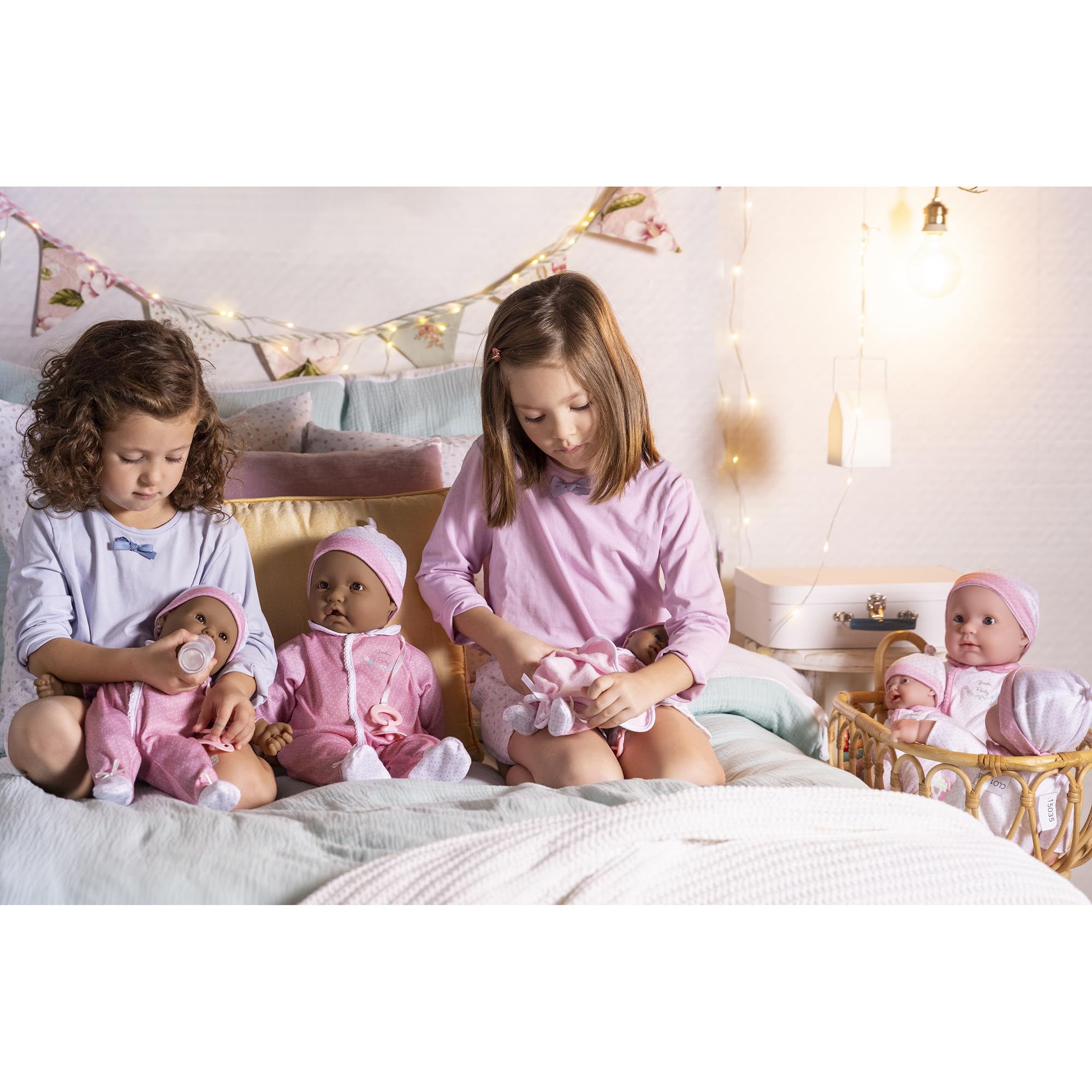 JC Toys La Baby Caucasian Baby Doll Set – 11 Inch Soft Body Doll with Accessories Including a Removable Blue Outfit – Small Baby Doll Toy for Children 12 Months and Older
