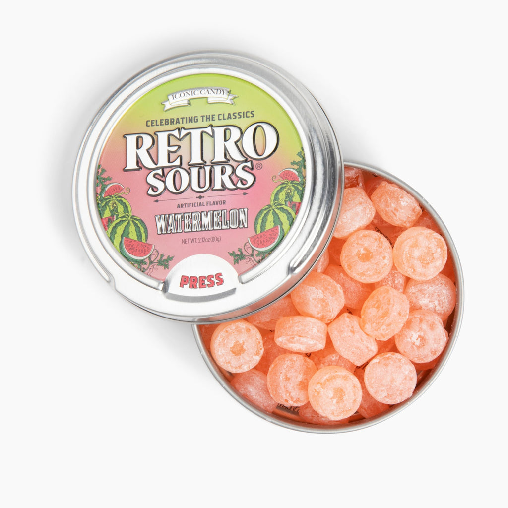 Retro Sours | Hard Tangy Candy | Brought To You By Iconic Candy (1, Red Apple)