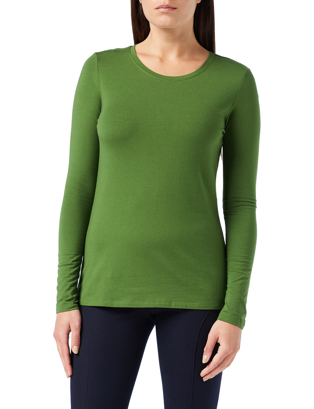 Amazon Essentials Women's Regular-Fit Long-Sleeve Crewneck T-Shirt (Available in Plus Size)