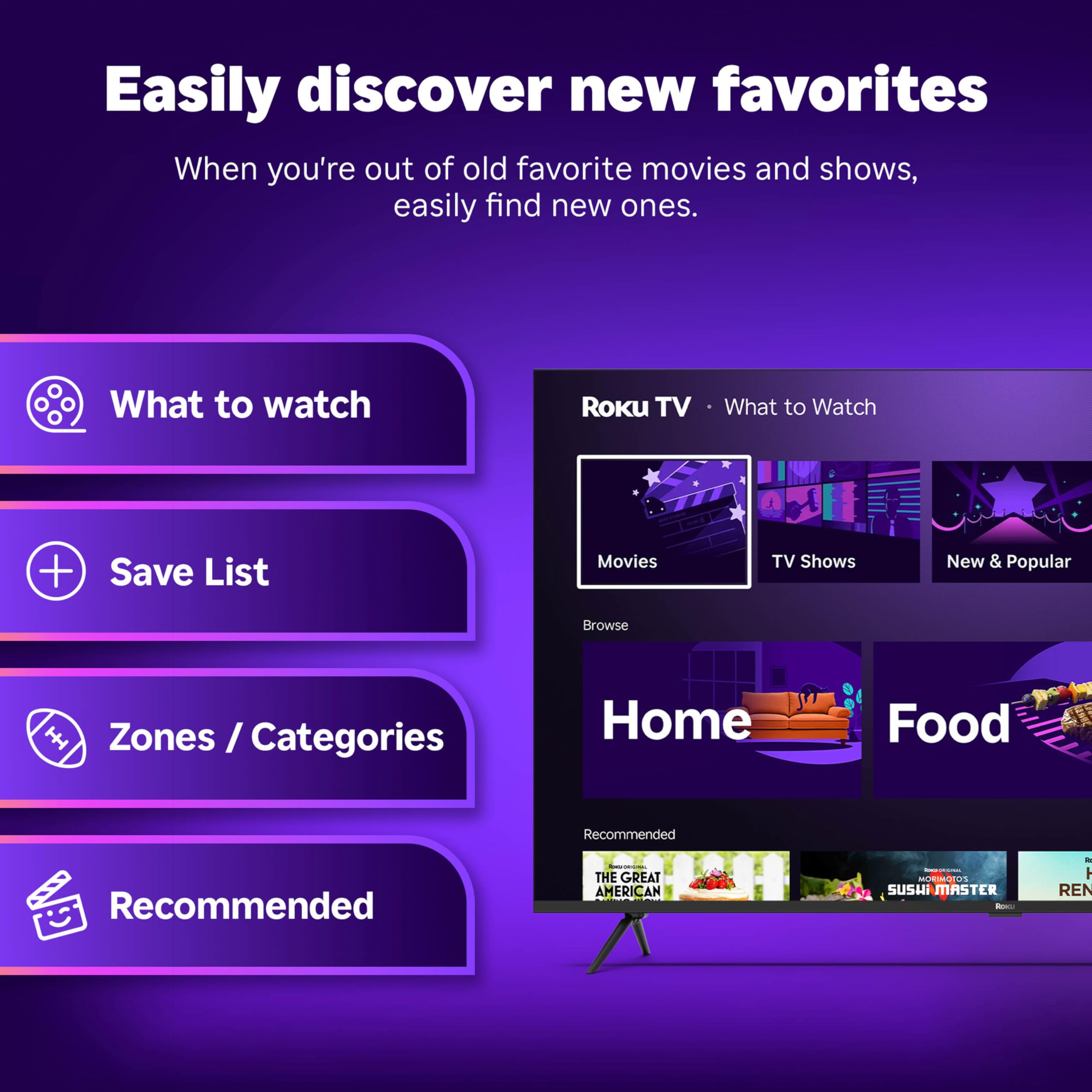Roku Smart TV – 55-Inch Plus Series, Mini-LED TV – RokuTV with Enhanced Voice Remote – Flat Screen 4K QLED Television with Dolby Vision & Wi-Fi for Streaming Live Local News, Sports