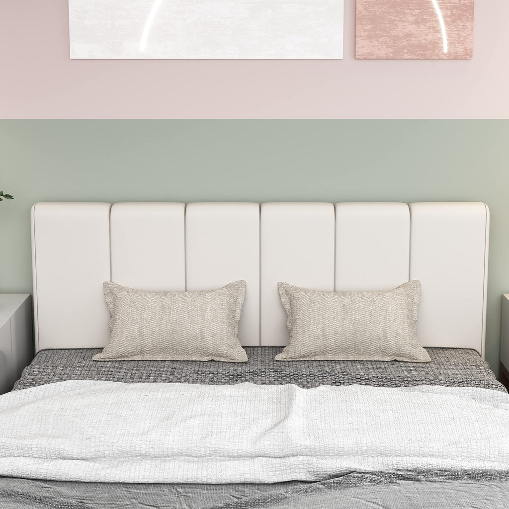 HAOBO Home Upholstered Headboards Foldable Queen/Full Linen Panels with Height Adjustments