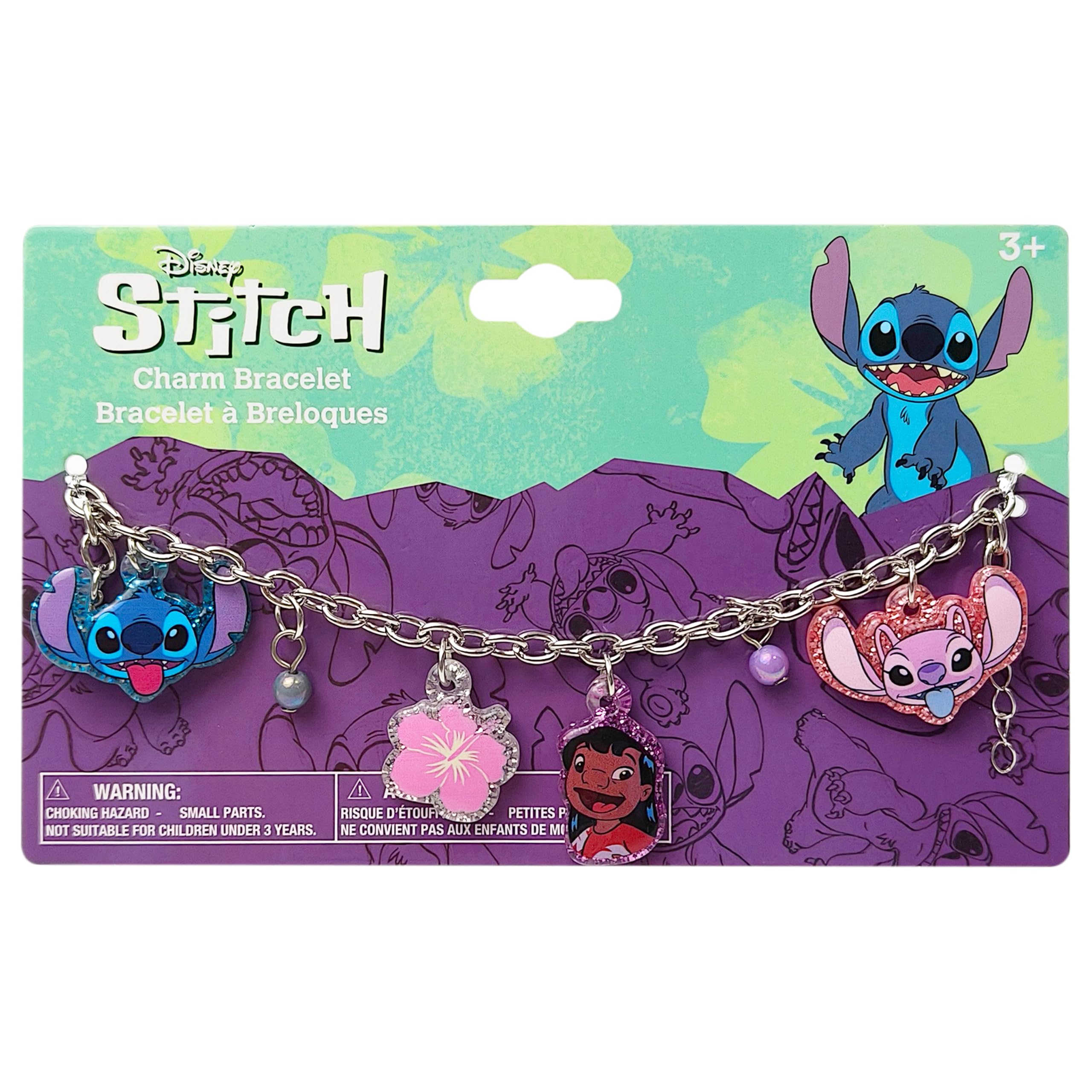 LUV HER 7" Minecraft Bracelet with 4 Metal Charms - Minecraft -Ages 3+