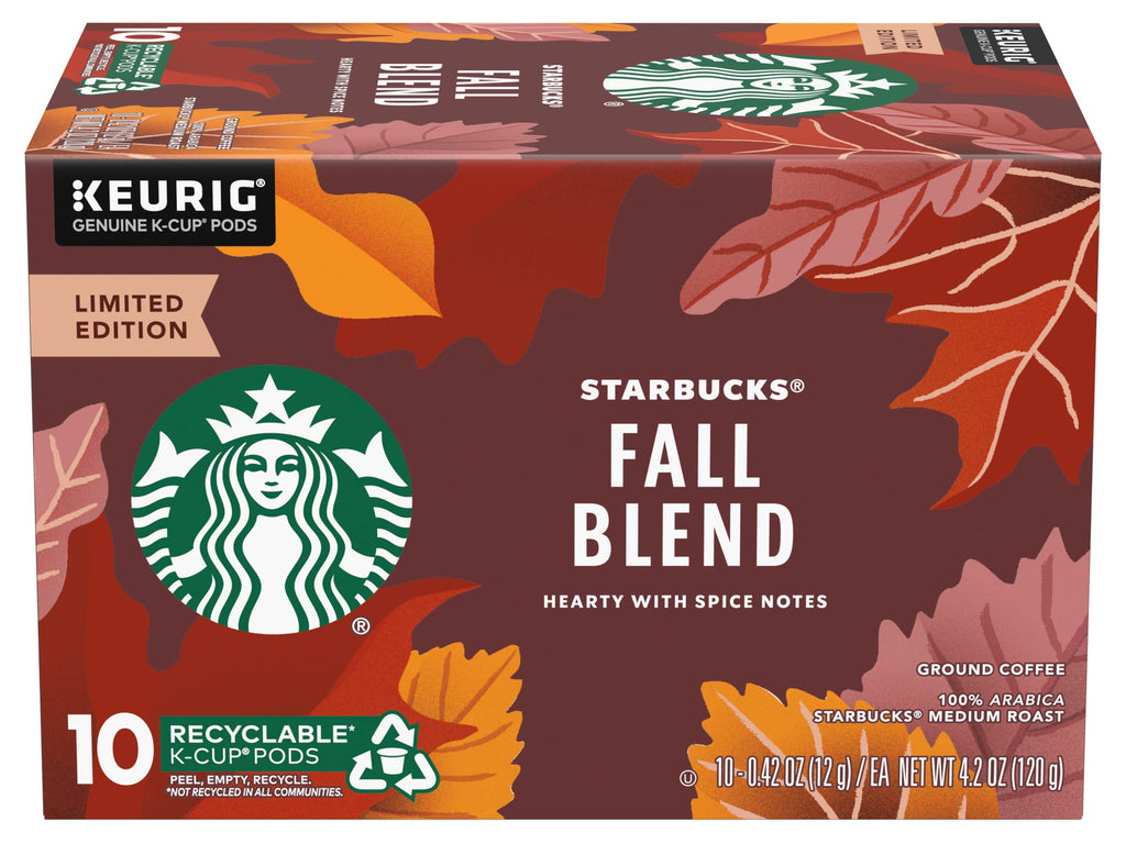 Starbucks Coffee K-Cup Variety Pack, 1 Cinnamon Dolce, 1 Hazelnut, 1 Mocha, 1 Cr�me Brulee, 1 Maple Pecan, 1 Caramel, 10 CT K-Cups, 1 CT