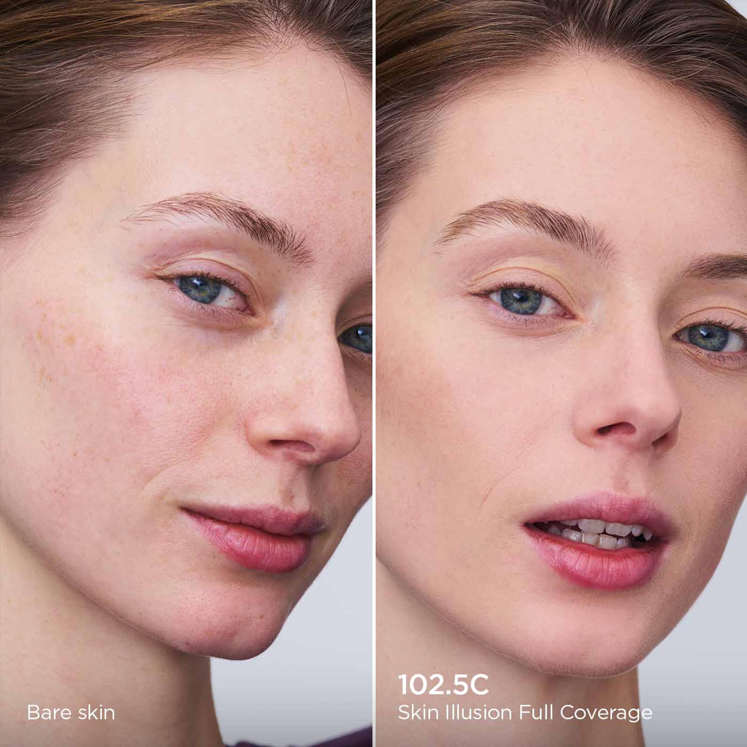 Clarins Skin Illusion Longwear Full Coverage Foundation|Luminous Matte Finish|24H Hold and 24H Hydration|Natural Looking|Transfer, Sweat and Smudge Proof| Contains Hyaluronic Acid|1 Fl Oz