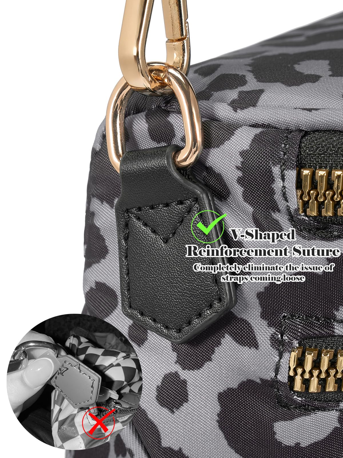 Pure Colour Crossbody Bag Bum Bag for Women,Spacious Purse Fanny Packs Belt Bag,Oversized Bum Bag (Bean Green Leopard Print Bum Bag)