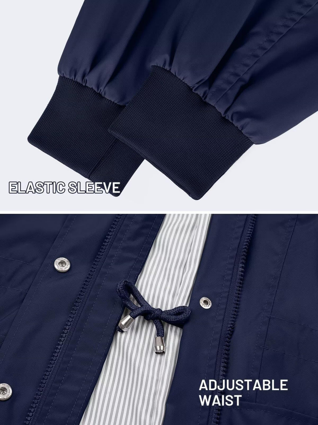 PITINAN Rain Jackets For Women Waterproof Rain Coats with Hood Lightweight Windbreaker Outdoor Womens Raincoats
