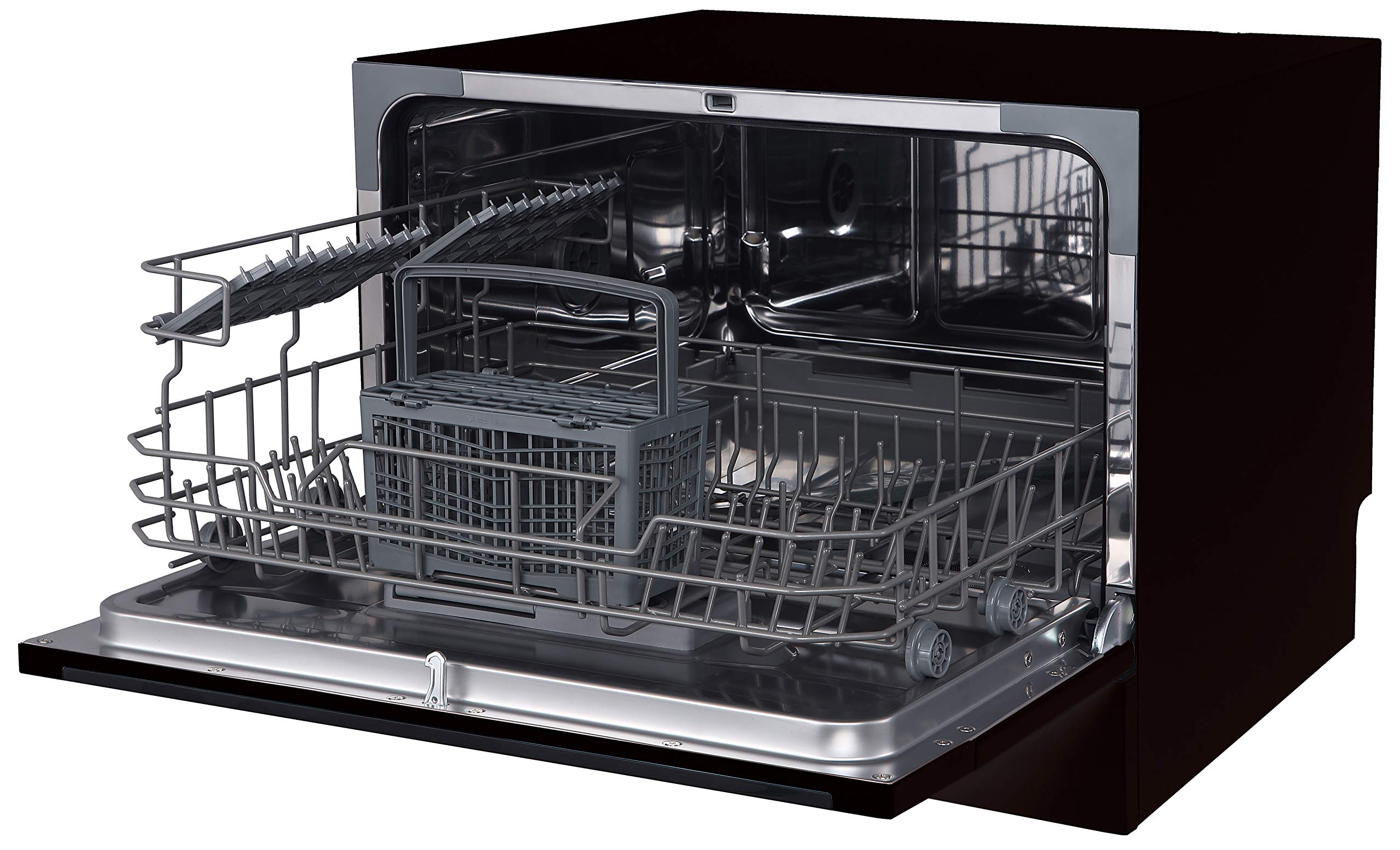 Farberware Compact 6-Place Setting Dishwasher - Portable Mini Countertop Dishwasher with 7 Wash Programs - Perfect for Small Spaces Like Apartment, Dorm, Boat, Camper/RV