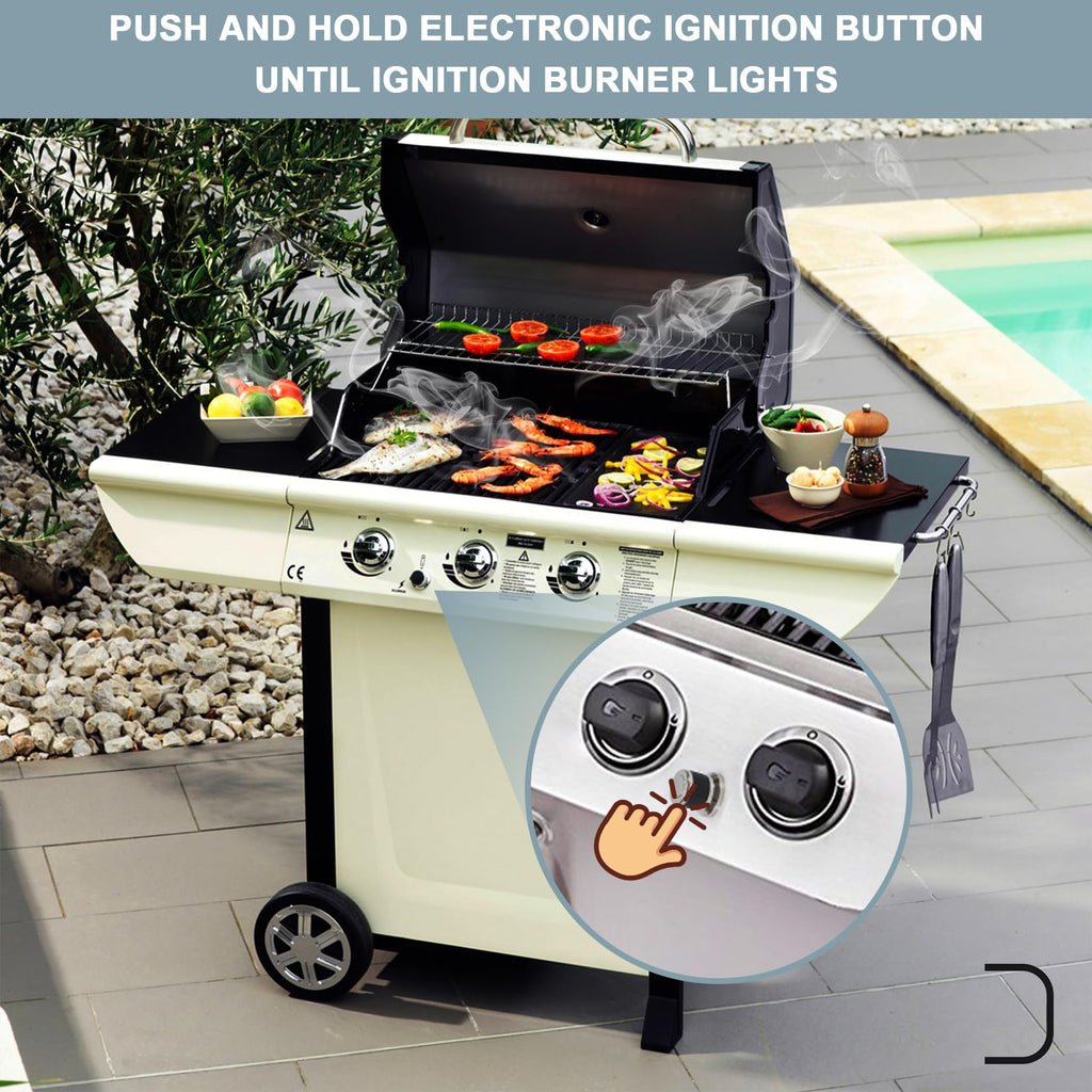 GasSaf Spark Generator 1 Outlet Push Button Electronic Igniter Ignitor Gas Grill Replacement for Broil King, Broil-Mate, Sterling, Jackson, Napoleon, Silver Chef, BBQ Pro, BBQ Tek and Others