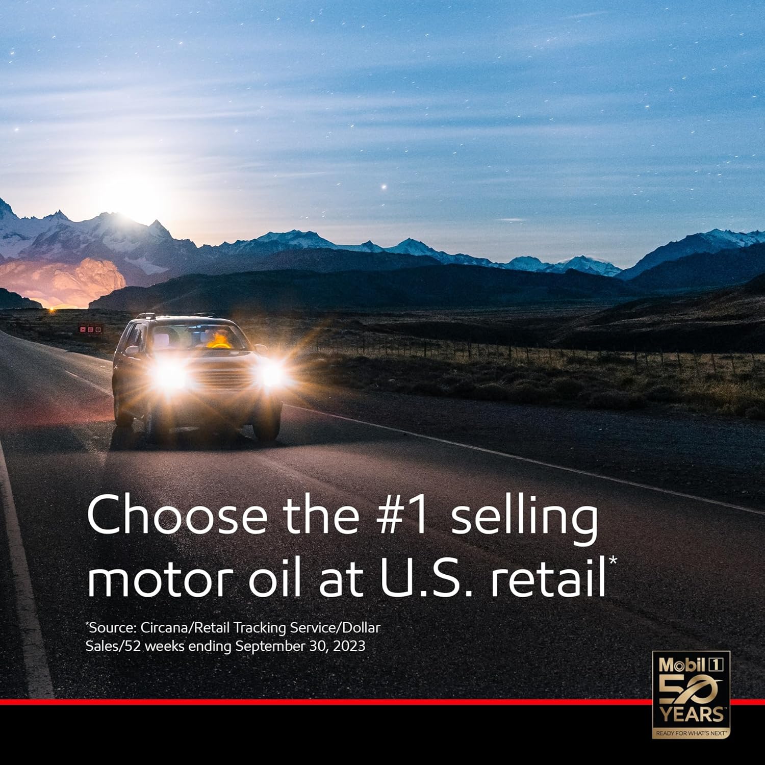 Mobil 1 Advanced Fuel Economy Full Synthetic Motor Oil 0W-20, 6-pack of 1 quarts