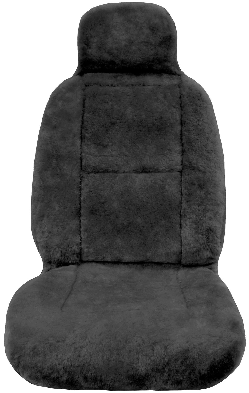 Eurow Australian Merino Sheepskin Car Seat Cover, Plush Universal Fit for Most Vehicles, Summer Cool & Winter Warm, Side Airbag Safe, Easy Installation, 56 x 23 Inches, Single Seat, Beige
