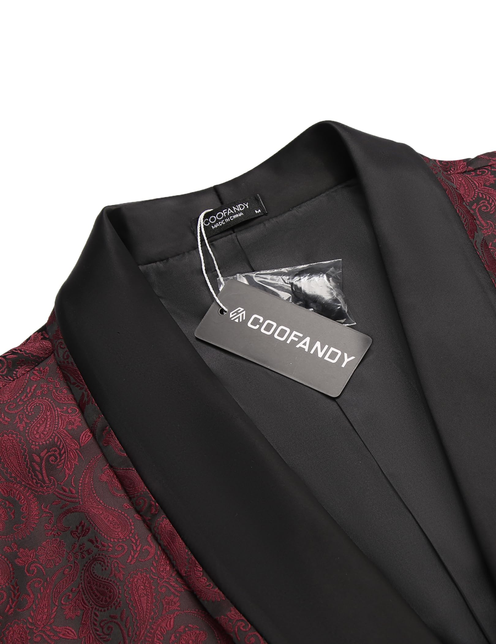 COOFANDY Men's Floral Tuxedo Suit Jacket Slim Fit Dinner Jacket Party Prom Wedding Blazer Jackets