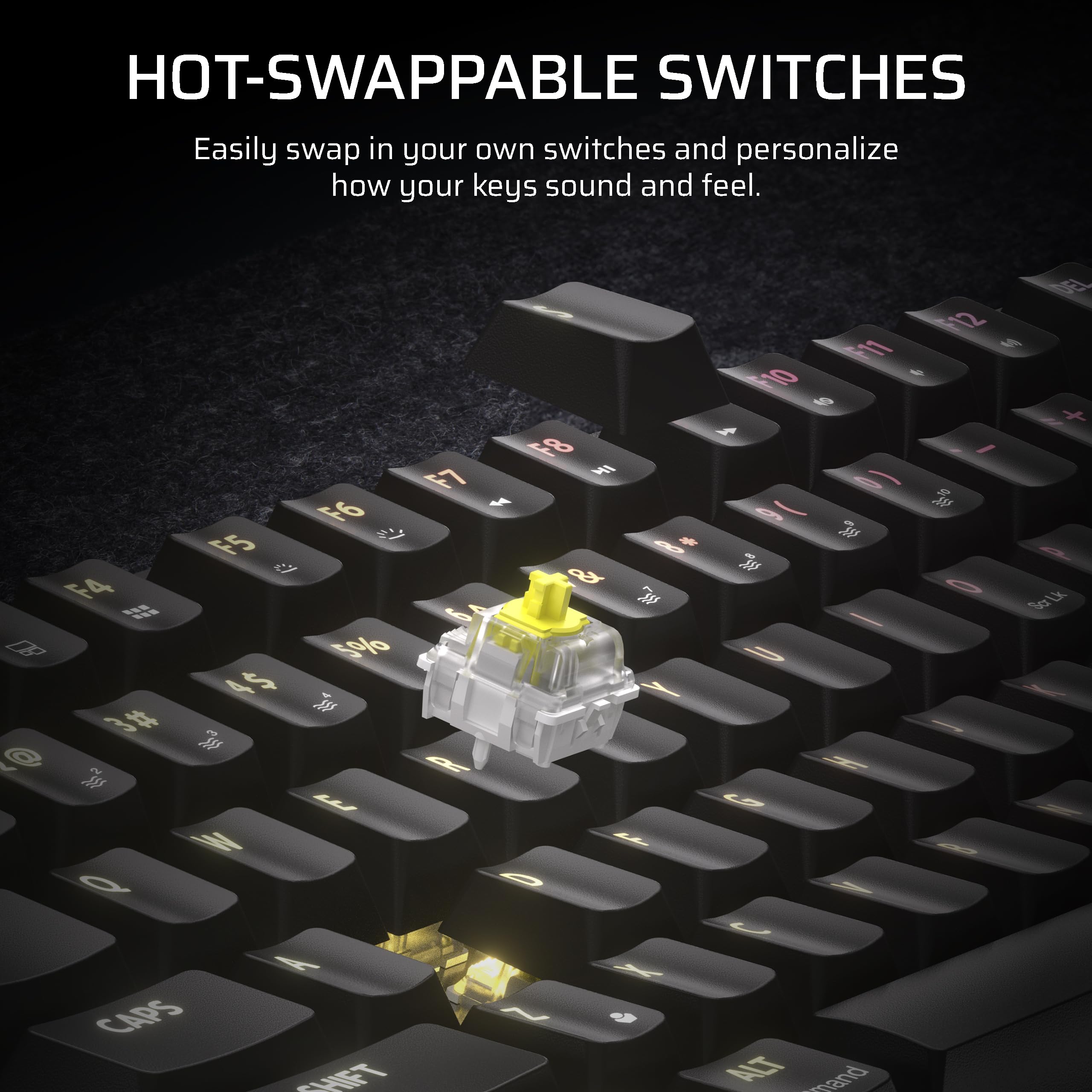 Corsair K65 Plus Wireless 75% RGB Mechanical Gaming Keyboard – Pre-Lubricated MLX Red Linear Switches – PBT Dye-Sub Keycaps – PC, Mac, PS5, PS4, Xbox, iPad – QWERTY NA – Black/Gray