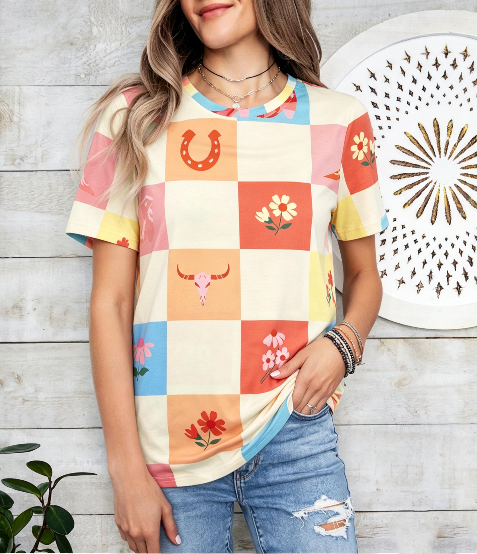 Raised on 90s Country Shirt Womens: Country Concert Outfit Country Music Tshirt Vintage Graphic Short Sleeve Tees