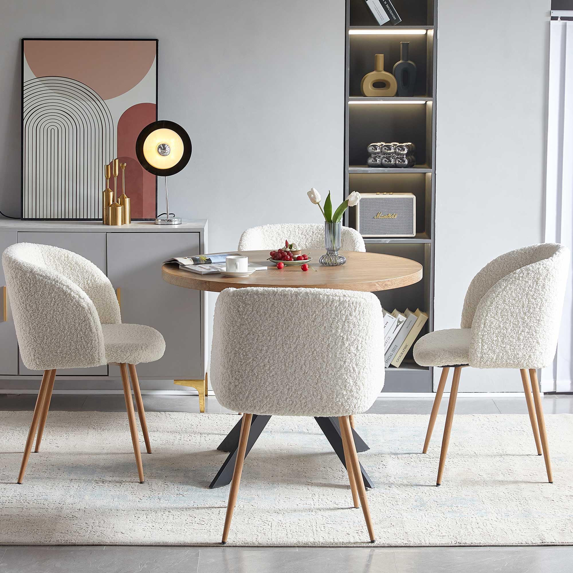 Homedot Dining Table Set for 2 with Black Dining Chairs, 3-Piece Compact Kitchen Table Set for Small Spaces, Rustic Brown Round Table Wooden with Upholstered Dining Side Chairs for Living Room