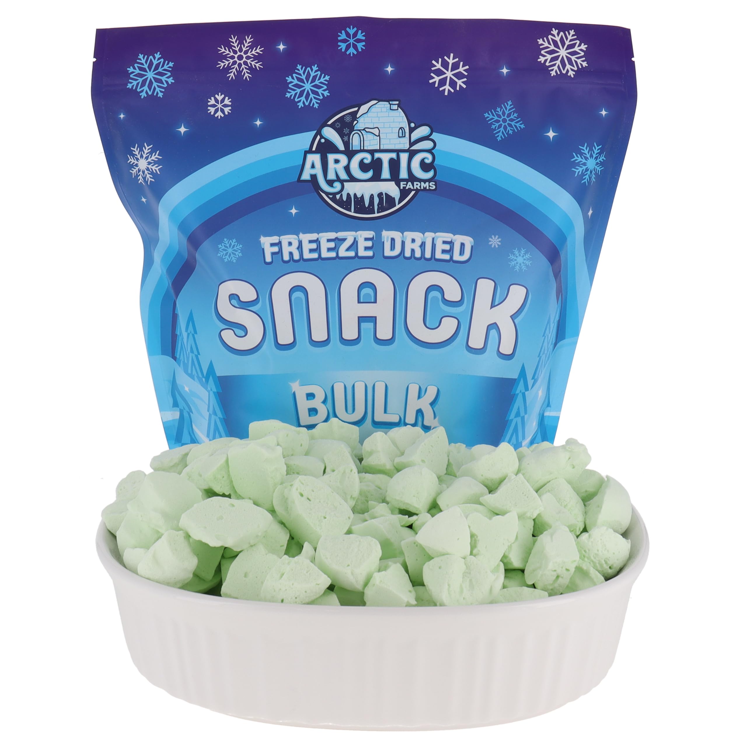Arctic Farms Freeze Dried Ice Cream Bits Bagged and Boxed - Does Not Melt (1lb, S'mores)