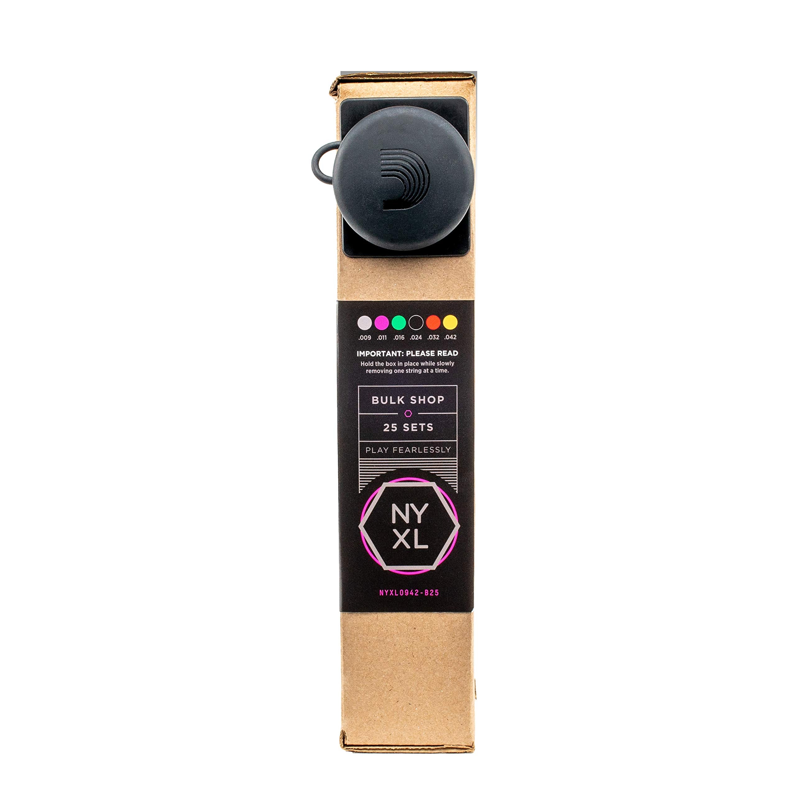 D'Addario Electric Guitar Strings, NYXL Nickel Plated, NYXL1149, Medium Gauge 11-49, 6-String Set, Pack of 1