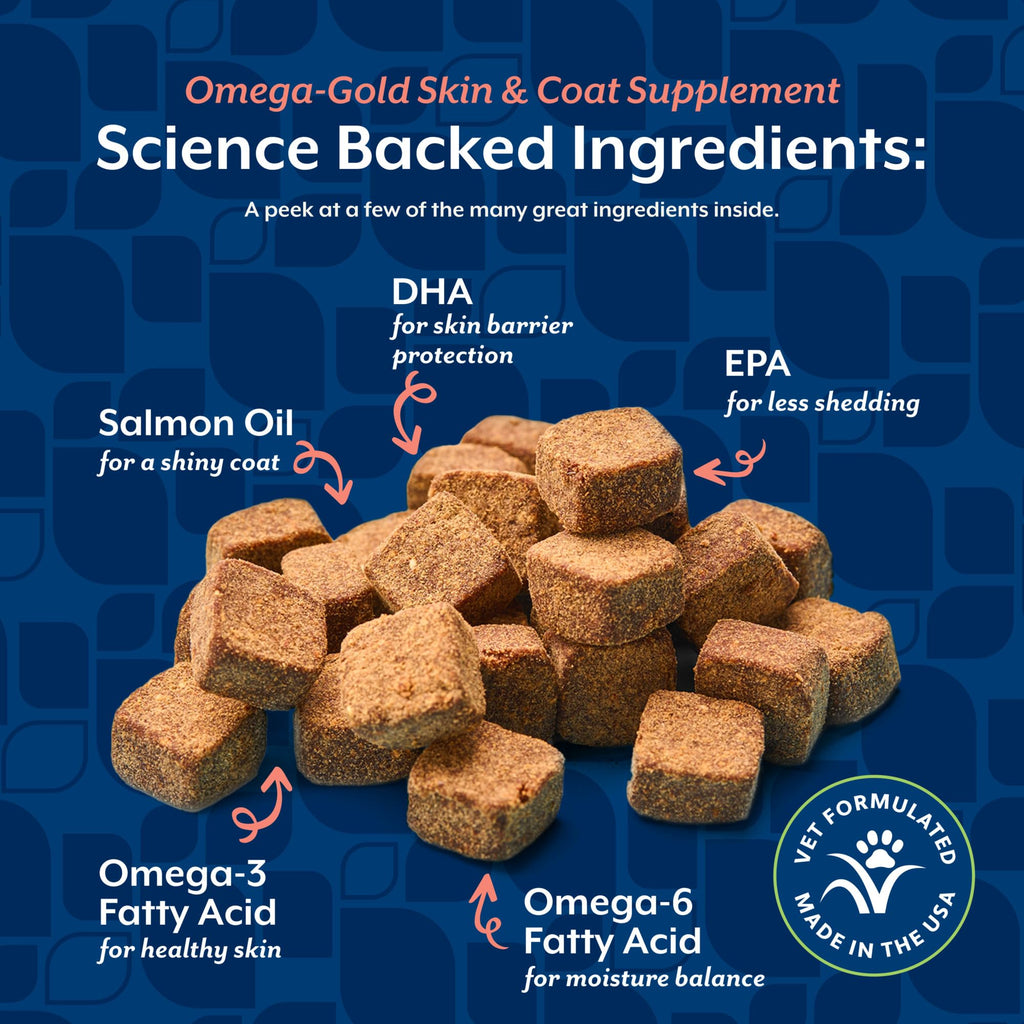 NaturVet – Salmon Oil Skin & Coat Plus Omegas – Supports Healthy Skin & Glossy Coat – Source of Omega-3 & 6 Fatty Acids – for Dogs & Cats (8.75 oz Oil)