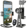 KobraTech Metal Phone Tripod Mount - UniMount 360 Pro Heavy Duty Phone Tripod Mount with Wireless Remote Shutter