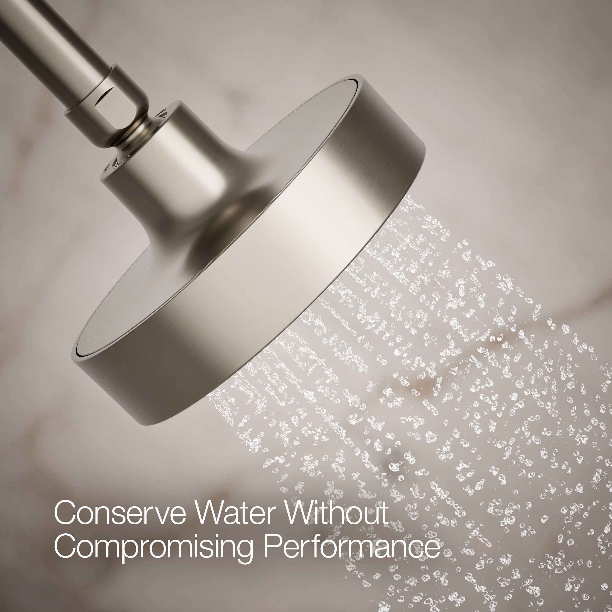 Kohler 965-AK-CP Purist® Single-function showerhead, 2.5 gpm, Polished Chrome