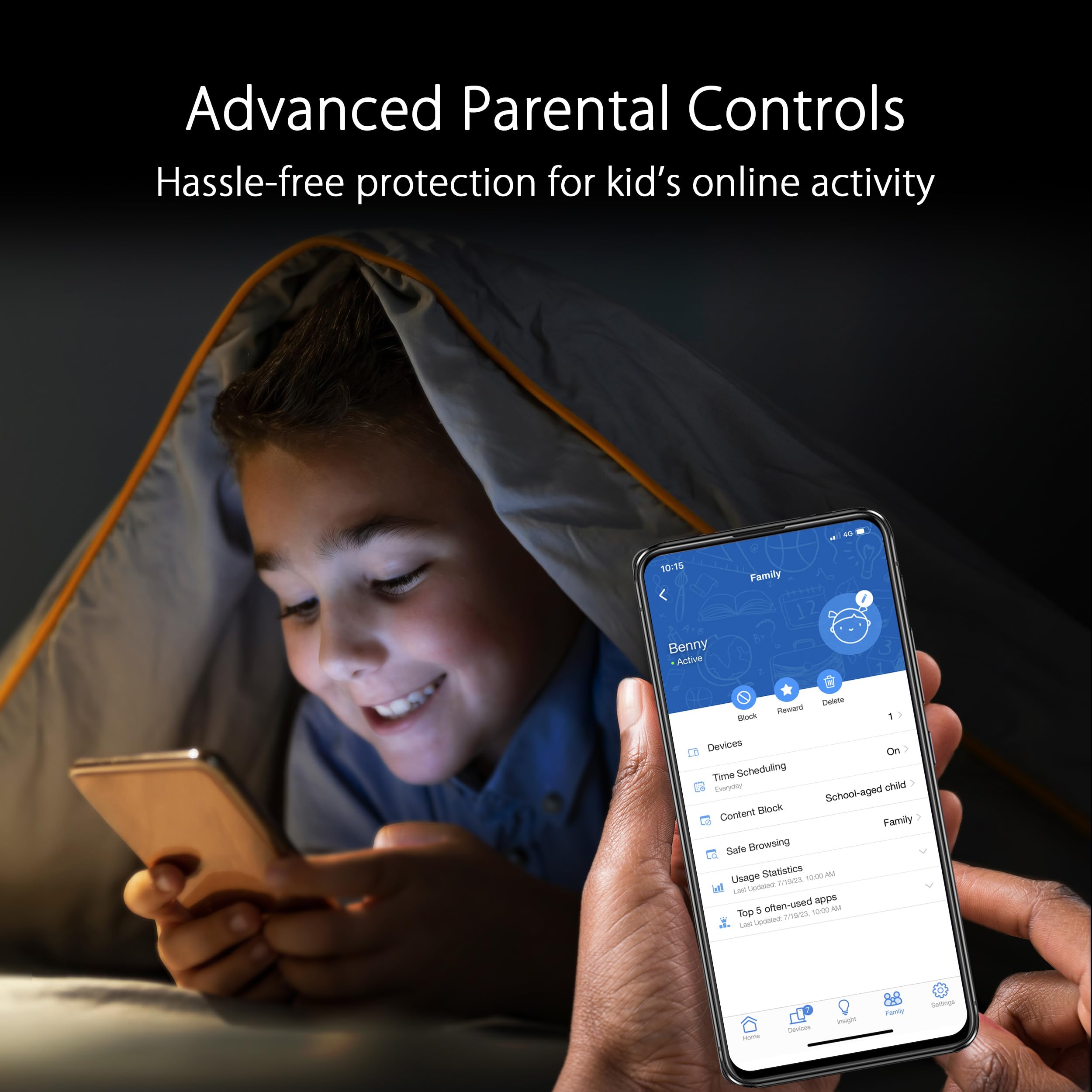 ASUS ZenWiFi AX6600 Tri-Band Mesh WiFi 6 System (XT8 1PK) - Whole Home Coverage up to 2750 sq.ft & 4+ rooms, AiMesh, Included Lifetime Internet Security, Easy Setup, 3 SSID, Parental Control, Charcoal