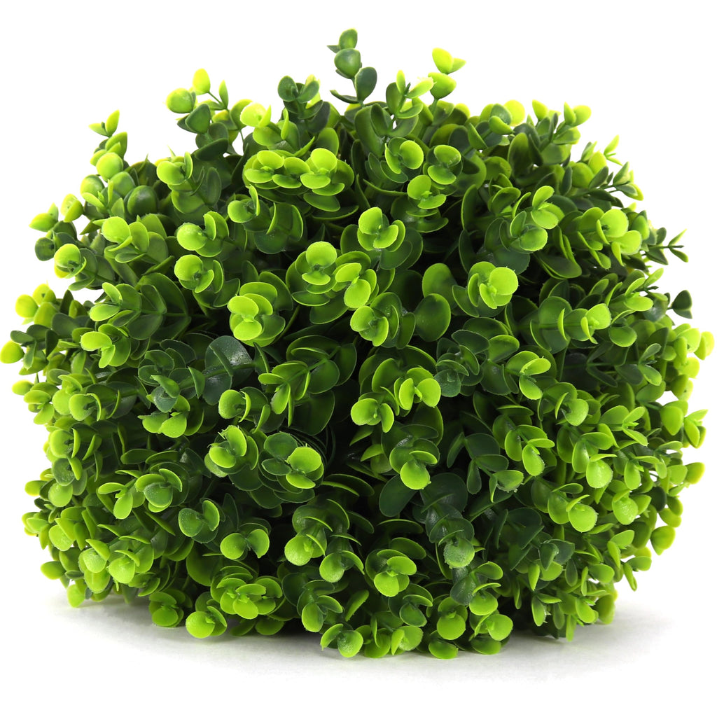 3rd Street Inn XL Baby's Breath Topiary Ball - Artificial Plant Set - Indoor/Outdoor Wedding Party Decor - Faux Foliage Garden Sphere - Tree and Bush Substitute (19")