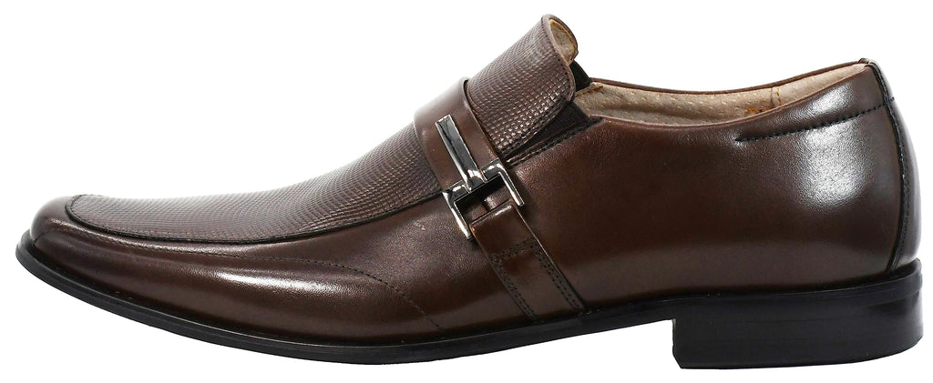 STACY ADAMS Men's Beau Moc Toe Bit Slip-On Loafer