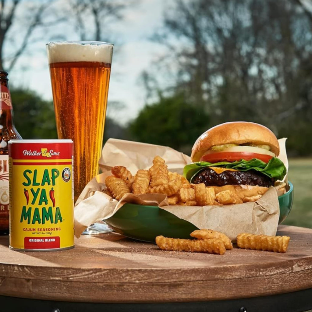 Slap Ya Mama Cajun Seasoning from Louisiana, Hot Blend, No MSG and Kosher, 8 Ounce Can
