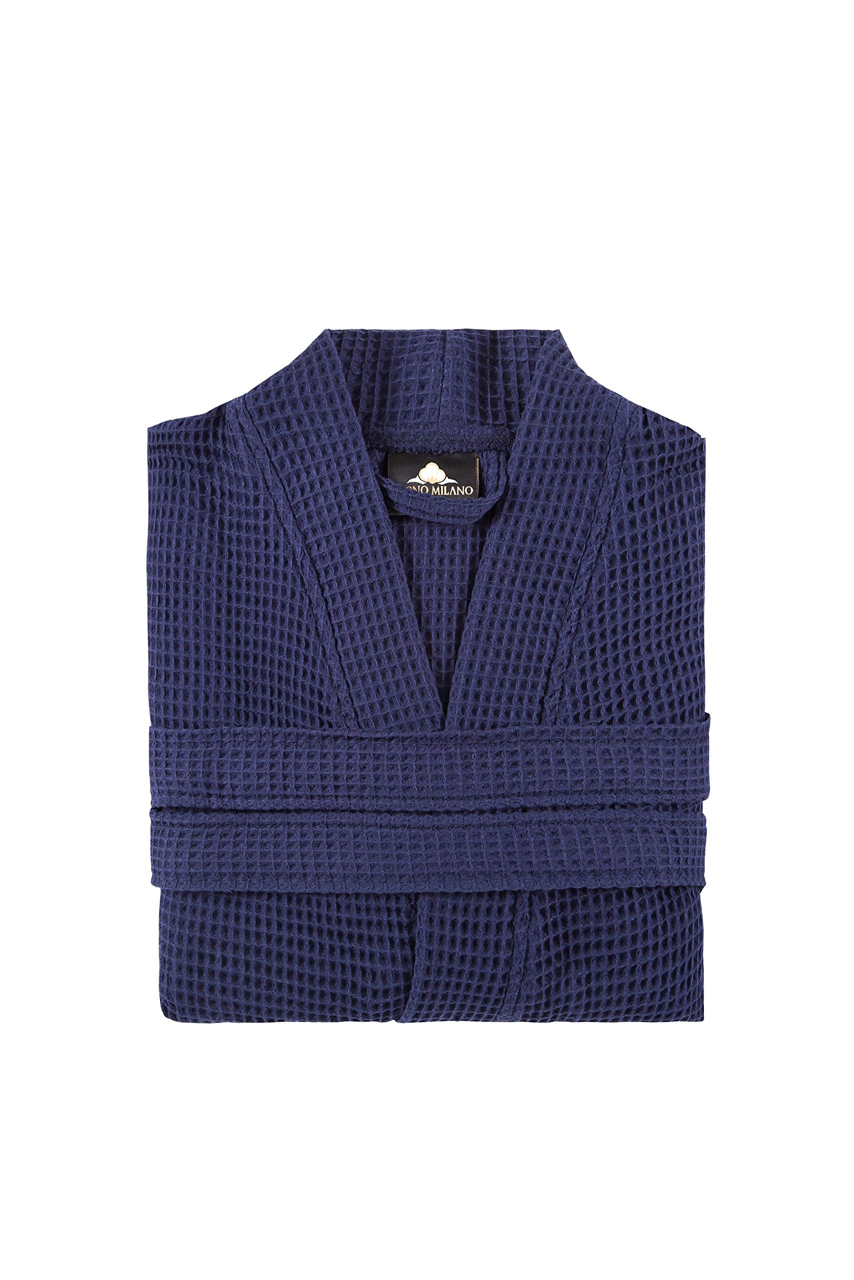 BAGNO MILANO Mens Robes, Waffle Robes For Men, Turkish Cotton Mens Bathrobes