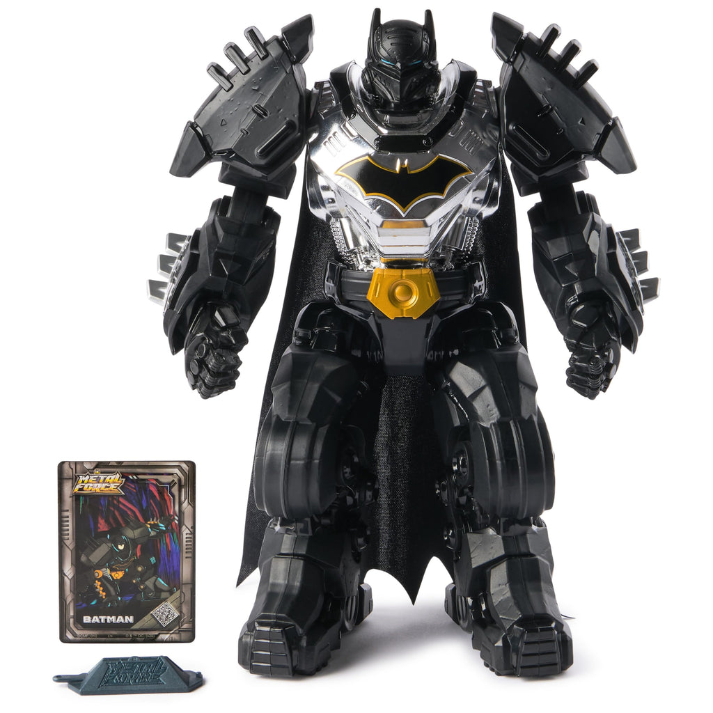 DC Comics, Metal Force Batman Action Figure, 12-Inch Extra Large Super Hero Collectible Kids Toys for Boys and Girls Ages 4 and Up