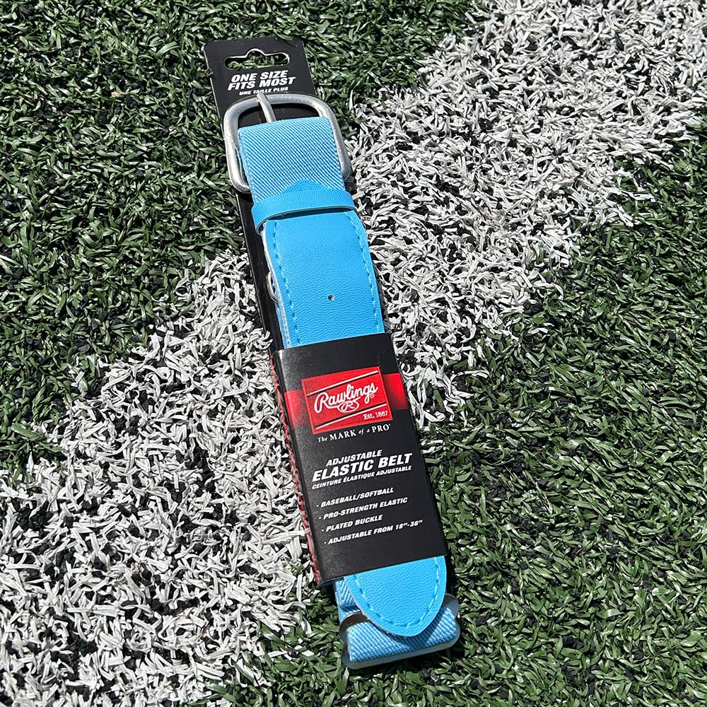 Rawlings | Elastic Game Day Belt | Baseball/Softball | Adult/Youth | Multiple Colors