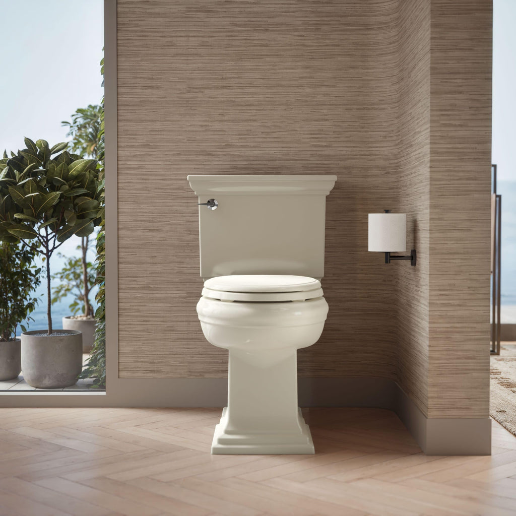 KOHLER 4733-RL-17 Glenbury ReadyLatch Quiet Close Elongated Toilet Seat, Soft Close Toilet Seats, Teal