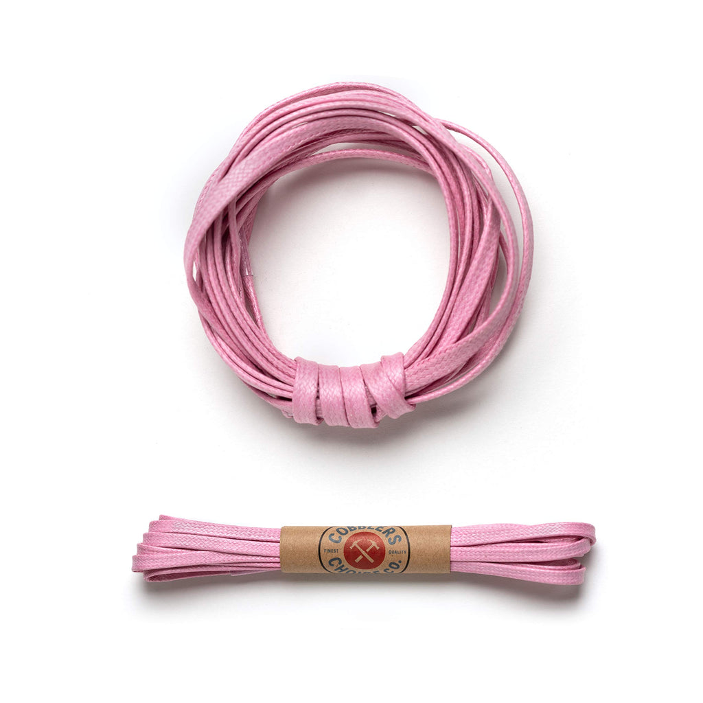 Premium Flat Waxed Cotton Boot Laces - Cobbler's Choice Shoe Laces - Durable and Beautiful!