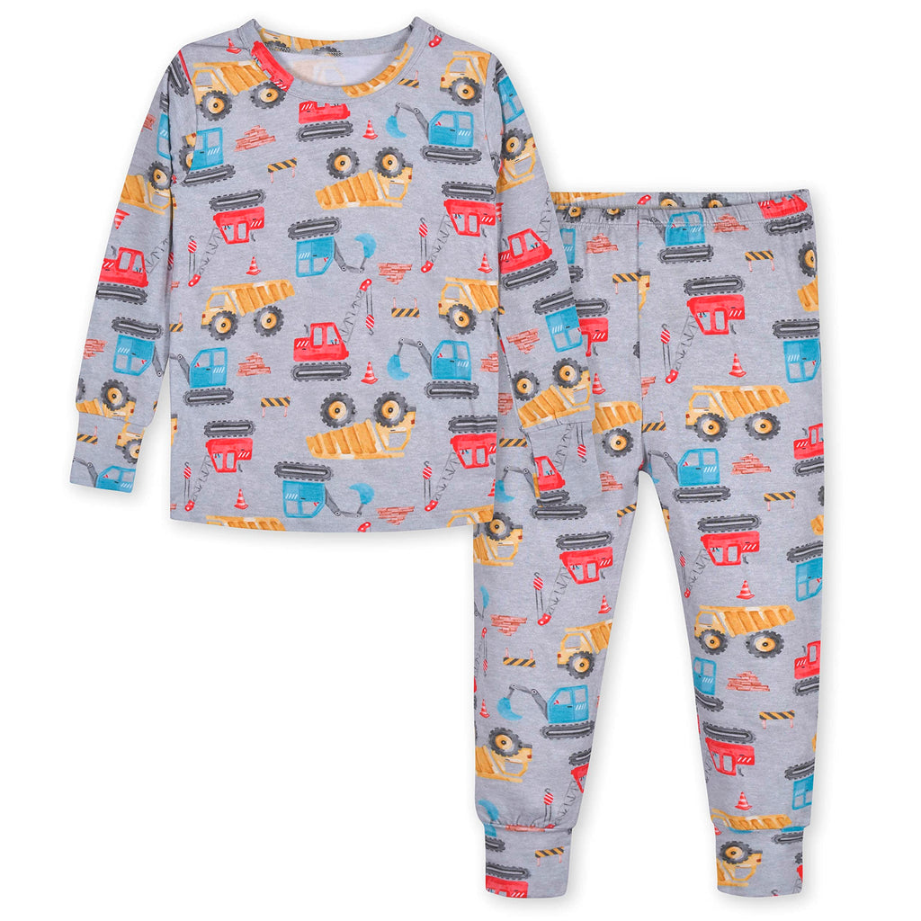 Gerber Unisex Baby Toddler Buttery Soft 2-Piece Snug Fit Pajamas with Viscose Made from Eucalyptus
