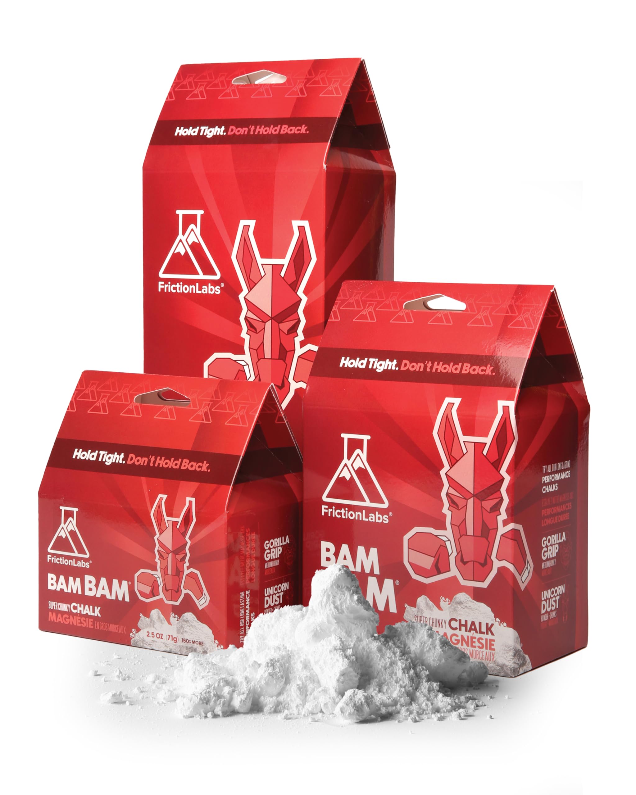 Friction Labs Premium Loose Climbing Chalk - High-Performance Hand Chalk with Superior Grip for Bouldering, Climbing, Weightlifting & More - Long Lasting & Skin Friendly Powdered Chalk