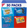 Nabisco, Team Favorites Variety Pack, Oreo Mini, Chips Ahoy! Mini, Teddy Grahams Honey and Barnum's Animal Crackers, 30 Snack Packs