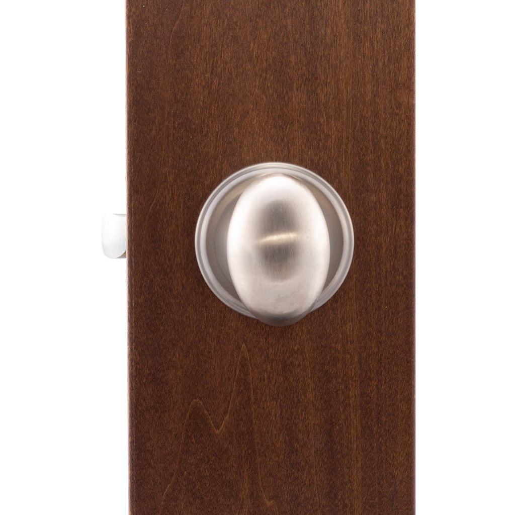 Copper Creek EK2090BC Egg Door Knob, Dummy Function, 1 Pack, in Black