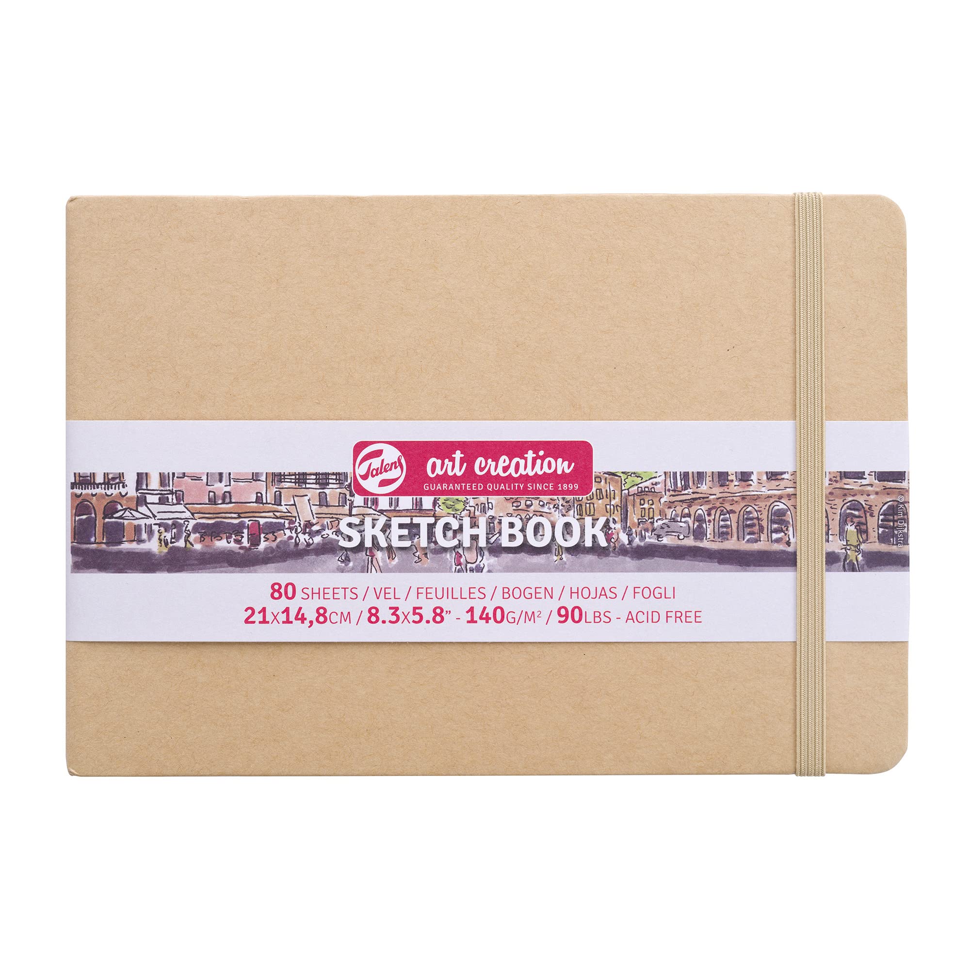 Talens Art Creation Sketchbook 80 Sheets, 13 cm x 21 cm, Black
