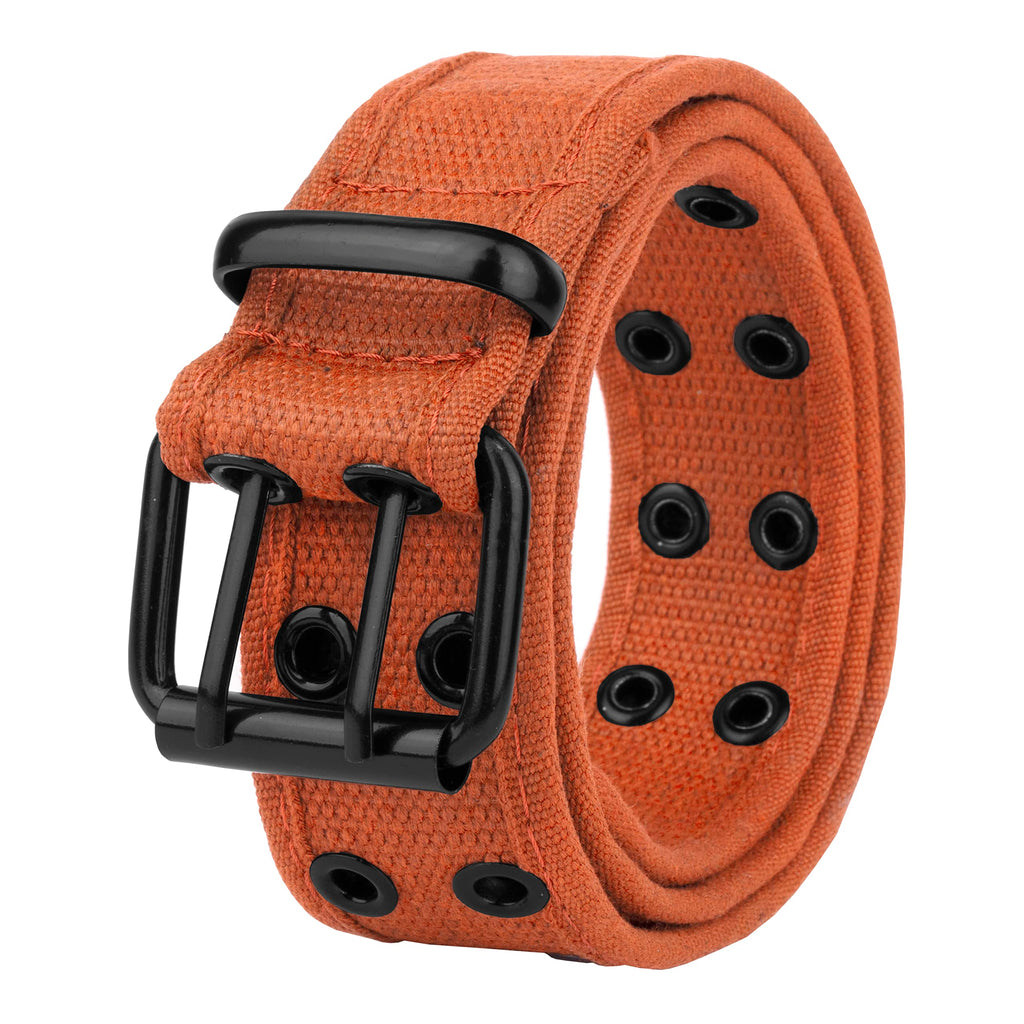 Gelante Canvas Double Grommet Hole Belt 12 Colors