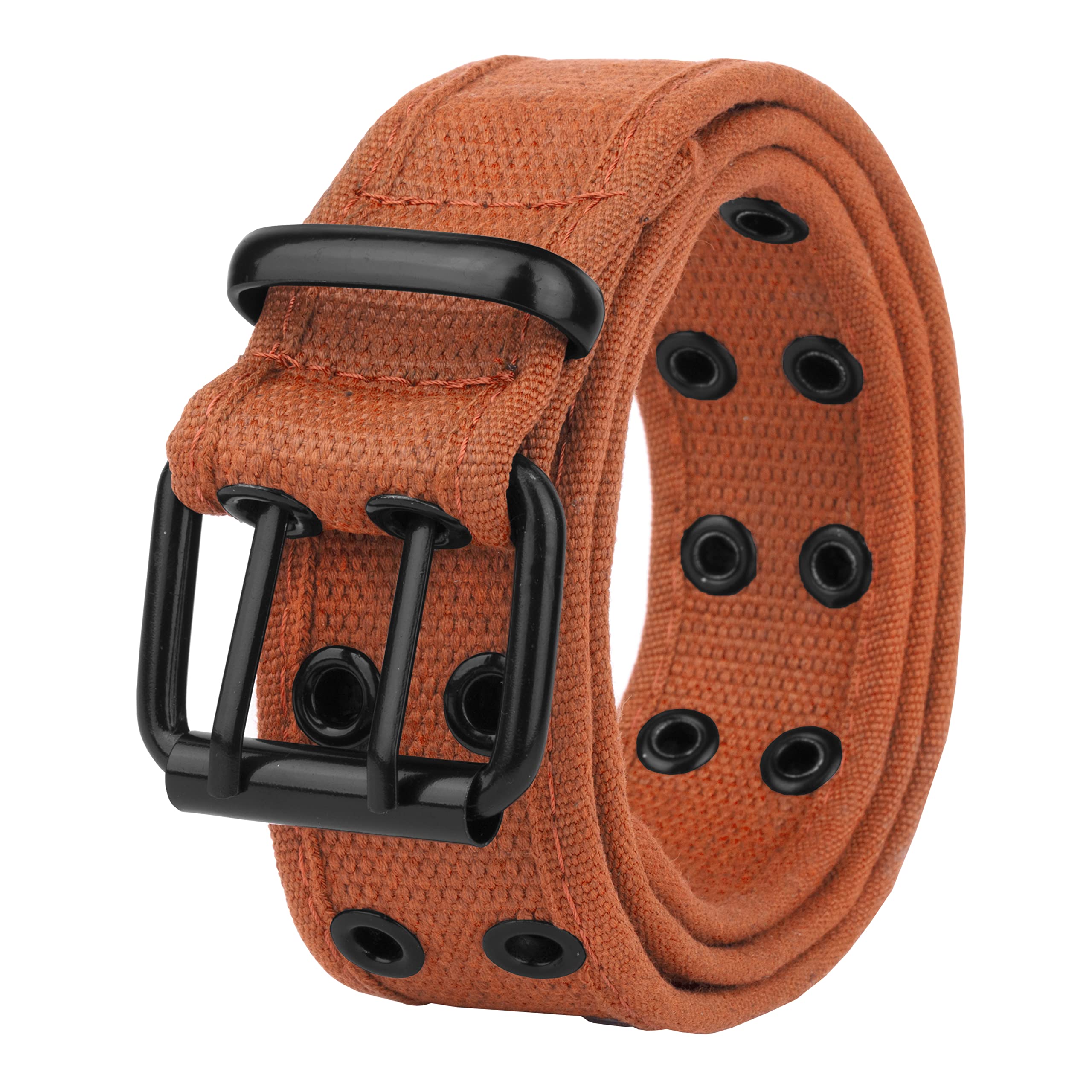 Gelante Canvas Double Grommet Hole Belt 12 Colors