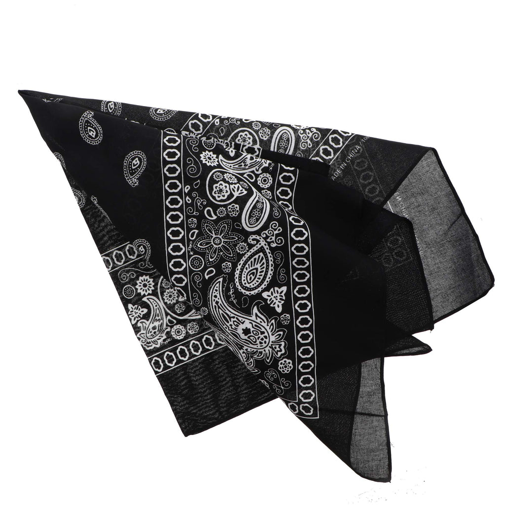 Motique Accessories Extra Large Paisley Bandana 27x27 Inch