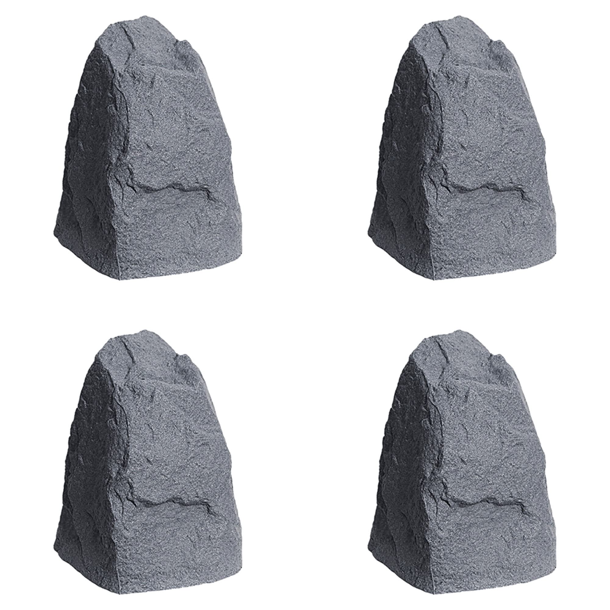 Algreen Faux Rock Cover, Decorative Accent for Garden & Landscaping, Warm Gray - Realistic Outdoor Hideaway for Pipes, Wells, Cable Boxes & Sprinkler Valves